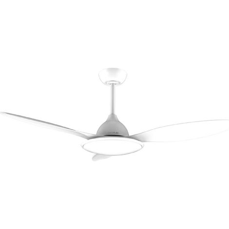 Cecotec Ventilador de Techo con Luz EnergySilence 4800 Light White. 36 W, Motor DC, Diámetro 48”, Luz LED de 36W