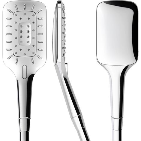 LAUFEN MyCity120 Douchette à main, RubiClean, 3 jets, EcoChoice,