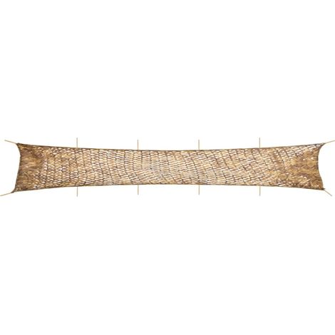Tarnnetz mit Aufbewahrungstasche 1038x137 cm Sandfarbe