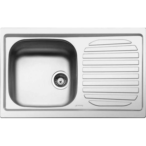 Fregadero smeg lyp791d acero inoxidable 79 cm con escurridor (1/2)