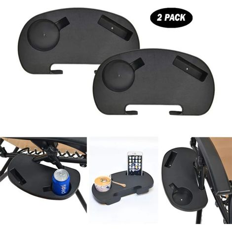 Porte-gobelet Portable pour Transat - Support Résistant aux Intempéries à Montage Rapide Compatible Chaises Longues et de Plage 2 (1/5)