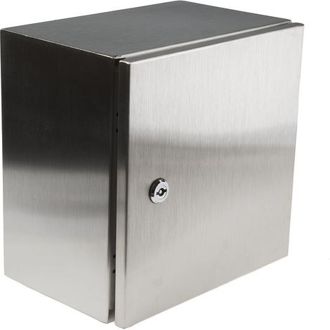 Coffret mural RS PRO en Acier inoxydable 304 dim. ext. 300 x 300 x 200mm, IP66 ( Prix pour 1 ) (1/3)