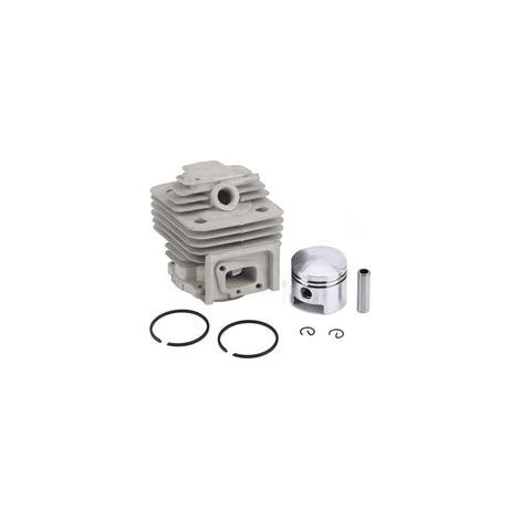 Kit cylindre-piston 44 mm pour débroussailleuse Mitsubishi TL52/BG520 – aluminium, 2 segments + 2 circlips (1/5)