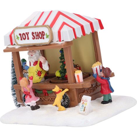 Maison de musique de noël, boîte à manger scintillante, voiture, ornement décoratif de bureau, décor de table, arbre (1/5)