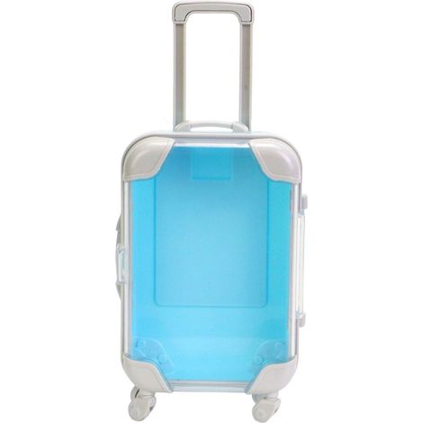 Valise Miniature - 7.4 x 13 cm - Décoration Intérieure et Jeu Imaginatif - Pour Enfants - Bleu - Unité (1/5)
