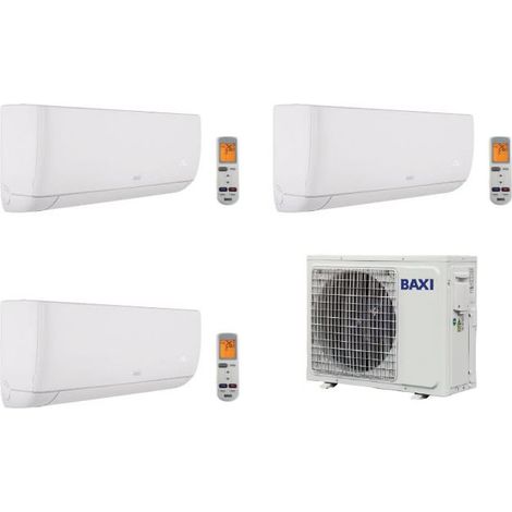 Conjunto aire acondicionado 3x1 Baxi Anori-2 Multi LSGT70-3M + JSGNW25 + JSGNW35 + JSGNW35 (1/4)