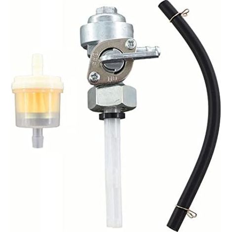 Robinet d'essence pour moteur de groupe électrogène – Approvisionnement fiable en carburant – Filtre et tuyau inclus – Compatible Matrix PG 3010-F (1/5)