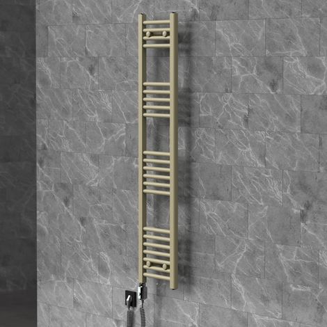 LuxeBath Handtuchheizkörper elektrisch 300 x 1400 mm Badheizkörper Sahara (1/5)