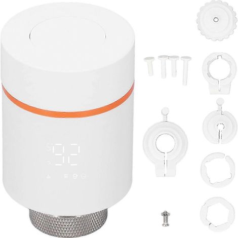 Optimisez votre confort avec notre robinet thermostatique intelligent pour radiateur : programmable et économe en énergie. (1/5)