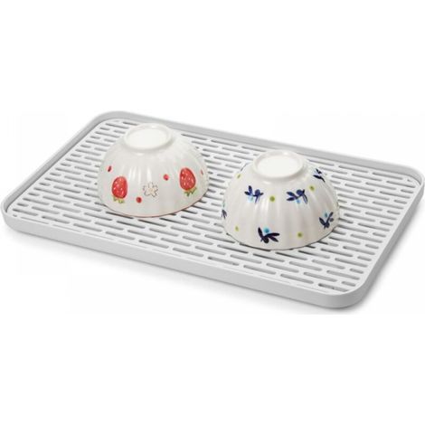 Égouttoir à Vaisselle à 2 étages - Plateau à thé pour Tasse et Fruits (1/4)