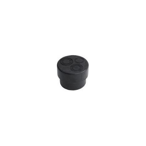 Tampón EPDM 3 orificios DN100 SMU