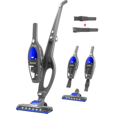 Aspirateur Balai sans Fil 3en1 à Main et Vertical Léger 22,2 V 150 W Batterie Lithium Rechargeable pour Sol, Tapis, Poils d'animaux (1/5)