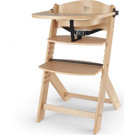 kinderkraft ENOCK seggiolone in legno naturale regolabile (1/5)