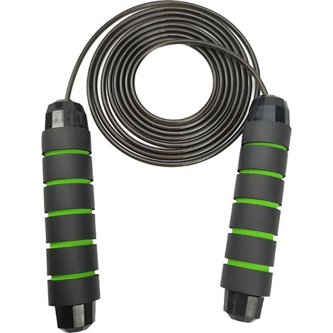 Corde À Sauter - Système Roulement À Billes Rapide - Poignées En Mousse Mémoire - Pour Fitness Et Entraînement - 1 Pièce (1/5)