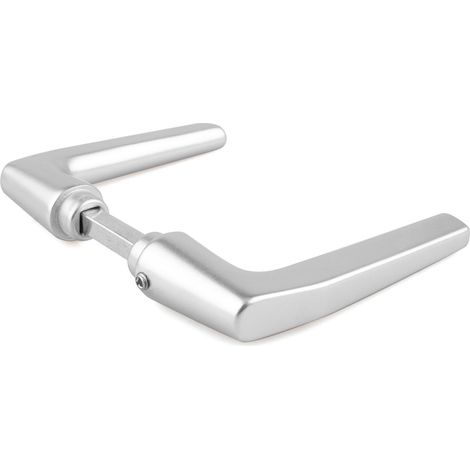 Manilla aluminio plata handlock con cuadradillo 8mm (1/2)