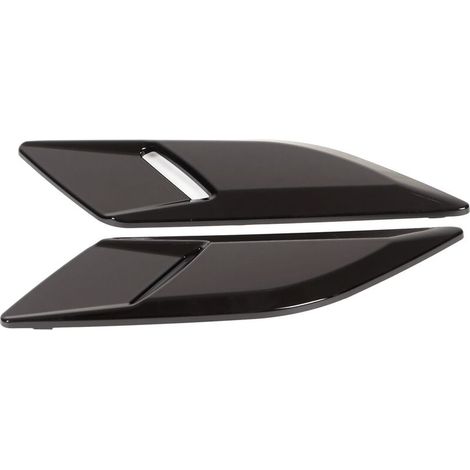 Paire de capots de sortie d'air de capot de remplacement pour Land Rover Range Rover Sport L494 20142022 Noir brillant (1/5)