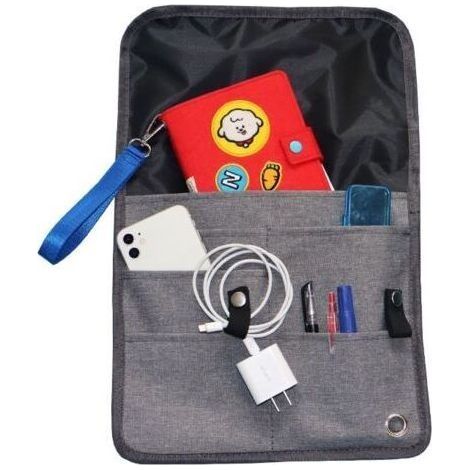 1PCS Organisateur de voiture, sac de rangement de dossier de siège de voyage, sac de rangement multifonctionnel de dossier de siège de voiture, sac de rangement multifonctionnel portatif de b (1/5)