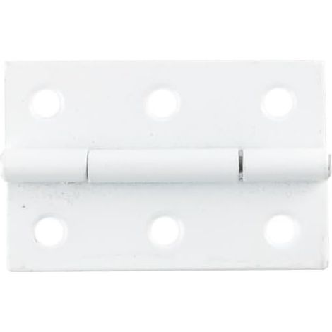 Lot de 2 charnières de porte en bois blanc 5, 1 x 3, 2 cm (1/4)