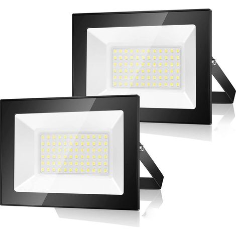 Online Store – Projecteur LED extérieur 50W 5000LM 6500K – Étanche IP66 – Angle de faisceau 120° – Pour éclairage de jardin, garage, terrasse (1/4)