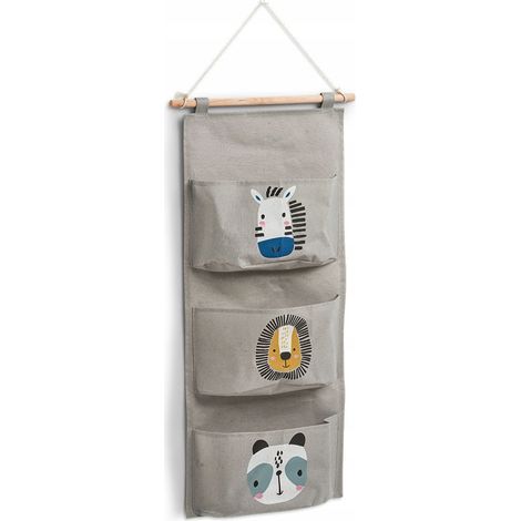 Organizzatore da appendere Zeller modello hanging storage organizer 3 tasche poliestere (1/3)