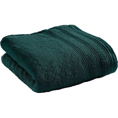 Serviette de toilette - COTON PUR - Spa Emeraude - 50 x 100 cm - 400 g/m² - 100% coton (1/4)