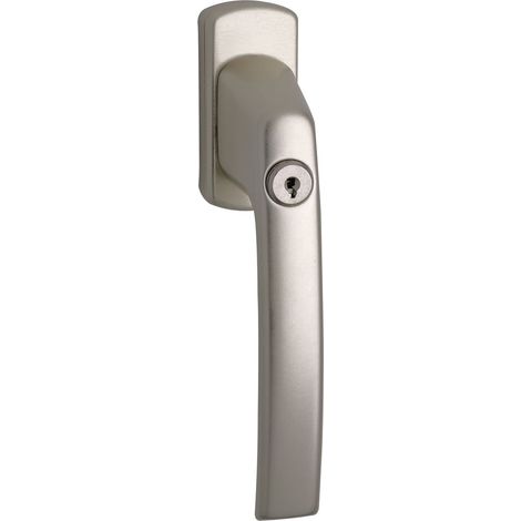 MACO Fenstergriff HARMONY - Sperrzylinder, VK 7x35 mm, Alu champagne eloxiert