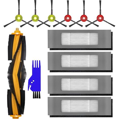 12 Pièces de Rechange Accessoires pour Ecovacs Deebot Ozmo 950 920 N8 Pro N8 Pro+ T8 AIVI Max T9+ Yeedi 2 Hybrid Vac Station (1/4)