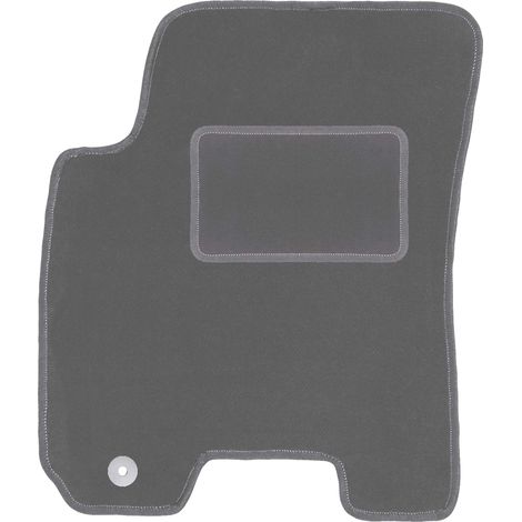 Tapis de sol conducteur en velours pour : Kia Sportage II SUV (2004-2010) graphite (1/5)
