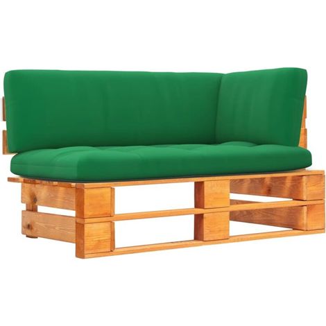 Garten-Ecksofa aus Paletten Honigbraun Kiefernholz Imprägniert (1/4)