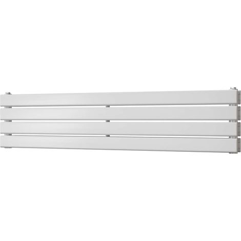 Typhoon Axis - White Horizontal Radiator H272mm x W1200mm Double Panel