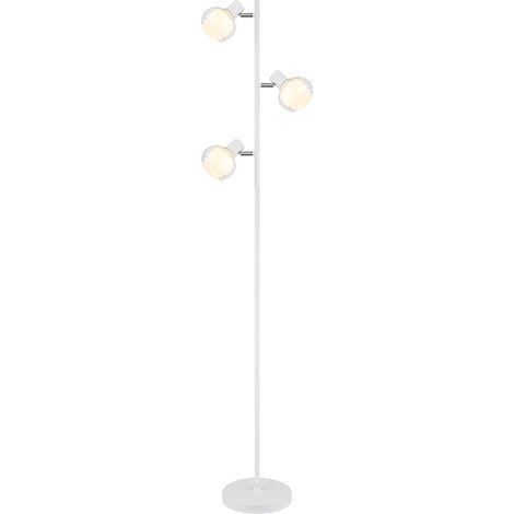 Globo - lámpara de pie - Tokki - blanco - vidrio metal - lámpara
