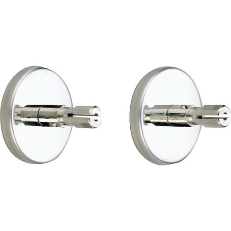 Platine de raccordement DELABIE pour barre de rideau de douche - 2392 (1/2)