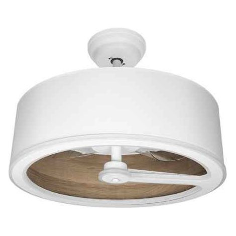 Ventilador Dc Tatiana 110w Blanco/mad.Oscura 3 Aspas 62d 3000-4000-6000k 9350lm Remoto,memoria,temporizador (1/4)