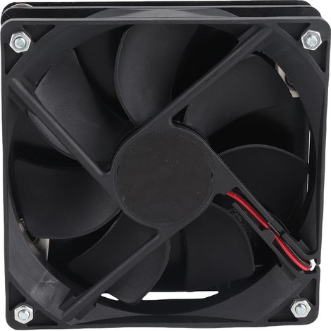 Ortviai Ventilateur d’Évacuation Solaire 3 W, Panneau Solitaire Monocristallin 6 V pour Grenier, Poulailler et Abri