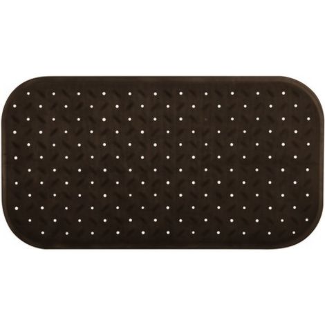 Alfombra de bañera antideslizante caucho reciclable CLASS 36x76cm Chocolate MSV