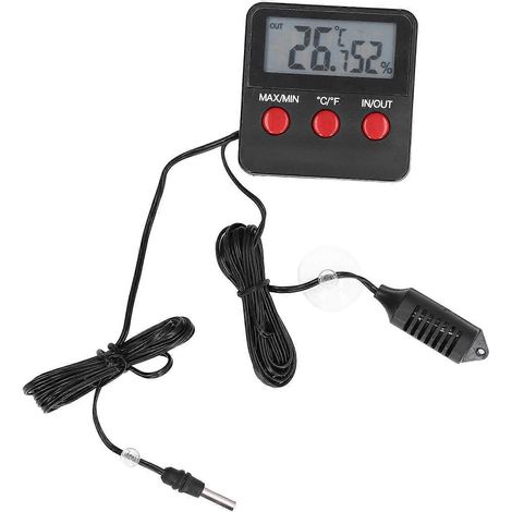 Feuchtigkeits- und Temperaturmessgerät Mini-Thermometer Digitalanzeige Temperatursensor Hygrometer DTH‐74