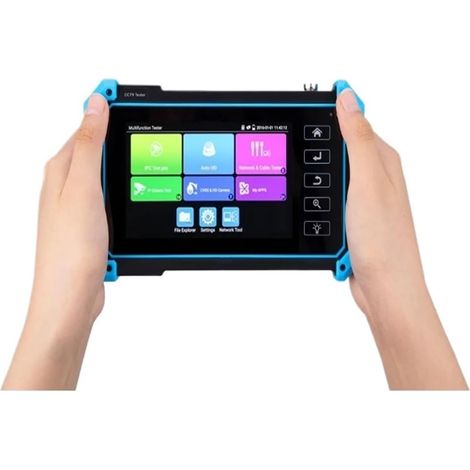 Testeur de vidéosurveillance prenant en charge la caméra IP Testeur De Caméra IP IPC-5100 Plus 8MP AHD CVI TVI CVBS, Test De Caméra IP, Écran HD 4K, Moniteur Vidéo, Écran Tactile IPS De 5 Pouces (1/5)
