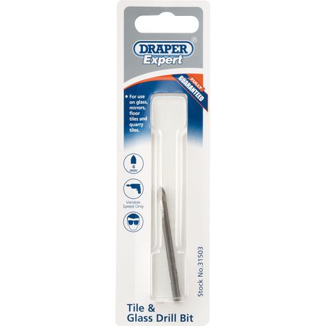 Draper Tile and Glass Drill Bit (4mm) (31503)