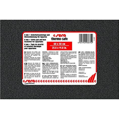 Acquario sera thermo-safe protezione surriscaldamento riduzione rottura 60x30 cm