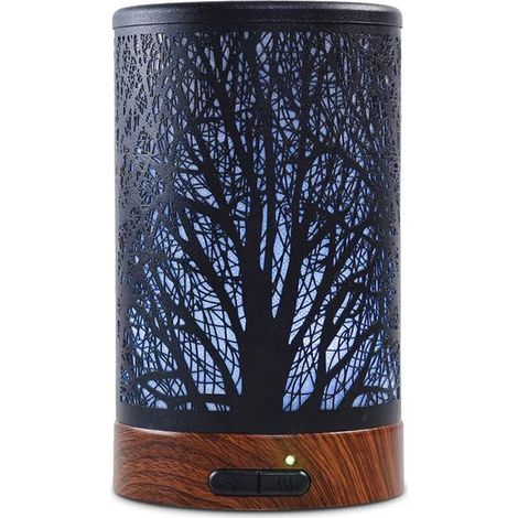 Diffuseur d'huiles essentielles ultrasonique 100ml – Humidificateur silencieux avec arrêt automatique – 7 couleurs LED pour maison et yoga (1/5)
