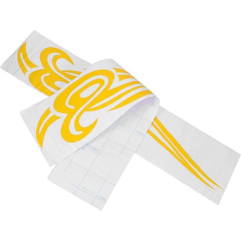 Autocollants flamme pour capot de véhicule, 1 paire, PVC (1/5)
