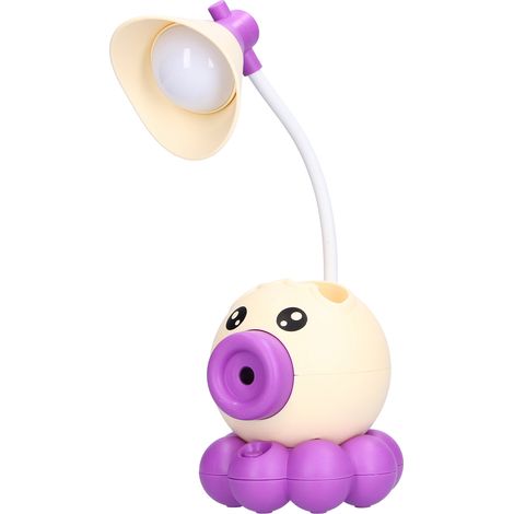 LED-Schreibtischlampe in Oktopusform, faltbar, multifunktional, warmweißes Licht, USB-Ladefunktion, niedliche Schreibtischlampe, gelb (1/5)