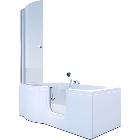 Seniorendusche und Badewanne mit Tür S12D-R Dusche 85x170cm