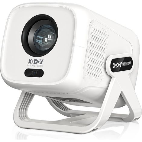 Mini vidéoprojecteur certifié Netflix FHD 1080p – Luminosité 450 ANSI lumens – Wi-Fi 6 et Bluetooth 5.4 – Autofocus intelligent - Wi-Fi6