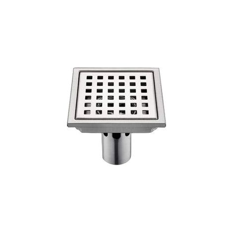 Siphon De Sol INOX 1 Pcs en Acier Inoxydable Drain15Cm 15Cm Filtre Carré Déodorant Anti Retour Fuite d'eau 15Cmb (1/4)