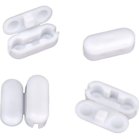 Pack Of 10 Replacement Vertical Roman Roller Blind Ball Chain Cord Connector Clips (1/3)