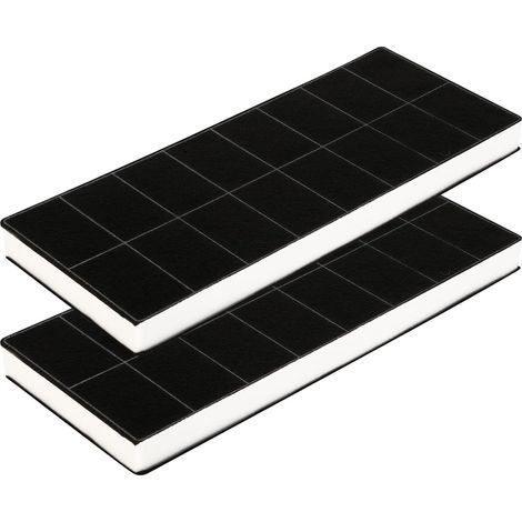 Lot de 2 filtres à charbon actif pour DHZ3406 DHZ3405 LZ34500 / LZ34501 Filtre à charbon pour hotte aspirante Z5143X0, CD53030, 537411, 00296178/296178 (1/5)