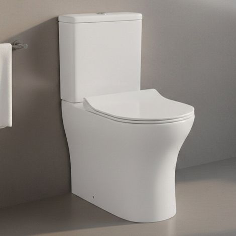 Wc a filo muro monoblocco con sistema rimless e sedile soft close Sara (1/5)
