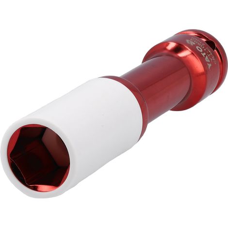 Lange Schlag-Stecknuss für Alufelgen 21 mm