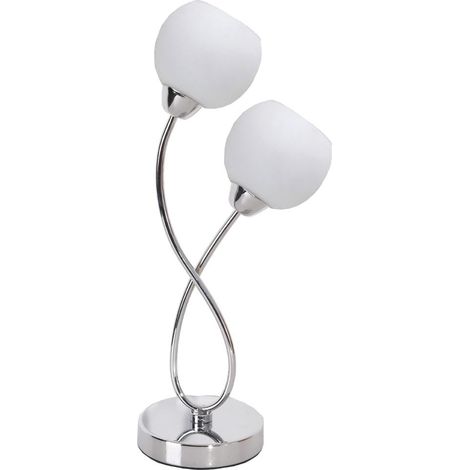 Sobremesa UMBRIA 1xE14 Al.48,2xD.22,8cm Cromo (1/5)